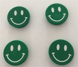 Smiley magnet i grøn glad 